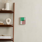 "Color Blocking I" - Art Print in Pink and Green by Yaling Hou Suzuki - In a Room