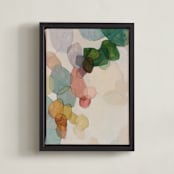 "Echoes II" - Art Print in Sky by Wendy Keller - Framed Canvas