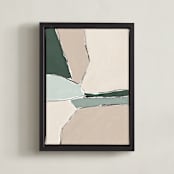 "Summer Valley 2" - Art Print in Sand by Iveta Angelova - Framed Canvas