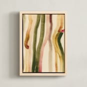 "Rhizomes" - Art Print in Stem by Sumak Studio - Framed Canvas