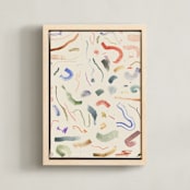 "Messy" - Art Print in Sample by Sumak Studio - Framed Canvas