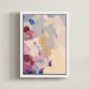 "Mora" - Art Print in Berry by Parima Studio - Framed Canvas
