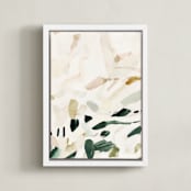 "Lovely" - Art Print in Calla Lily by Melanie Severin - Framed Canvas