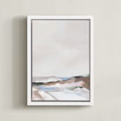 "Mystic Haven II" - Art Print in Mystic Blue by AlisonJerry - Framed Canvas