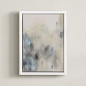"Who We Are I" - Art Print in Sage and Sand by Christa Kimble - Framed Canvas