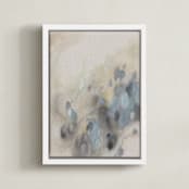"Who We Are III" - Art Print in Sage and Sand by Christa Kimble - Framed Canvas