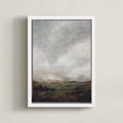 "Riley" - Art Print in Moss by Lorent and Leif - Framed Canvas