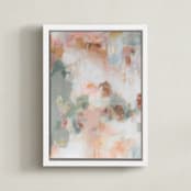 "Lizavetta Blush I" - Art Print in Blush by Marissa DeCinque - Framed Canvas