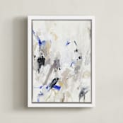 "In France II" - Art Print in creme by Svitlana Martynjuk - Framed Canvas