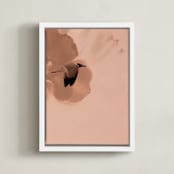 "Nature's bloom II" - Art Print in Blush by Marshe Hutchinson - Framed Canvas