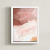 "Sorento l" - Art Print in Sorento Dust by AlisonJerry - Framed Canvas