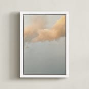 "Softness" - Art Print in Soft Pastel by Christa Kimble - Framed Canvas