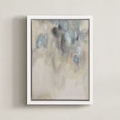 "Who We Are II" - Art Print in Sage and Sand by Christa Kimble - Framed Canvas