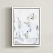 "Fragment" - Art Print in Moss by Ashleigh Ninos - Framed Canvas