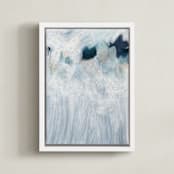 "Anemone" - Art Print in Petal by Denise Wong - Framed Canvas