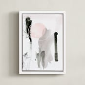"Son" - Art Print in Noir by Lori Wemple - Framed Canvas