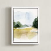 "A New Path" - Art Print in Fall by Stephanie Ryan - Framed Canvas