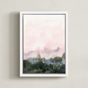 "Wake III" - Art Print in Forest by Lindsay Megahed - Framed Canvas