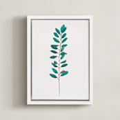 "Curry Tree" - Art Print in Ivory by jinseikou - Framed Canvas