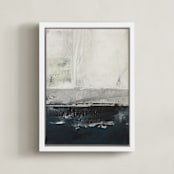 "Northern Blues" - Art Print in Endless Sea by Karen Kaul - Framed Canvas