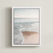"Riptide" - Art Print in daydream by Kamala Nahas - Framed Canvas