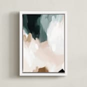 "Moody Beauty I" - Art Print in Ginger by Melanie Severin - Framed Canvas