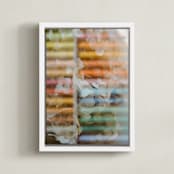 "Color and Memory" - Art Print in original by Helen Makadia - Framed Canvas
