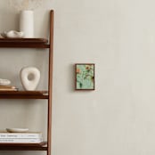 "Fleeting Roses, Autumn" - Art Print in Sage Green by Sonal Nathwani - In a Room