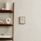 "Toile Blooms 2" - Art Print in Vanilla by Teju Reval - In a Room