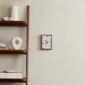 "Toile Blooms 1" - Art Print in Vanilla by Teju Reval - In a Room