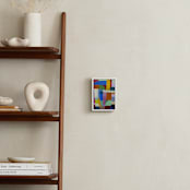 "Color Rhythm: Beach Blanket" - Art Print in Candy by Poppy Dodge - In a Room