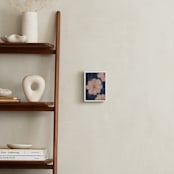 "Moody Florals II" - Art Print in Pale Pink by Angel Walker - In a Room