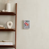 "Peony Duet" - Art Print in Hot Coral by Sonal Nathwani - In a Room