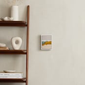 "Sandy Beach" - Art Print in Mustard Yellow by Caryn Owen - In a Room