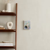"Let's Play II" - Art Print in mint robins egg by Synnöve Seidman - In a Room