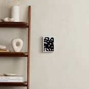 "The Domino Effect No.II" - Art Print in Charcoal Black by Deborah Velasquez - In a Room