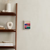 "Tomales Road: Dusk" - Art Print in Bubble Gum Pink by Poppy Dodge - In a Room
