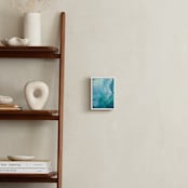 "Under Water" - Art Print in Sea Blue by Chelsey Scott - In a Room