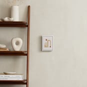 "Rustic Geometry 3" - Art Print in Terracotta by Iveta Angelova - In a Room