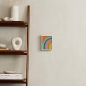 "Sherbet Rainbow" - Art Print in Rainbow by Lise Gulassa - In a Room
