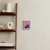 "Disco Girl" - Art Print in Pretty Pink by Jonathan Brooks - In a Room