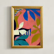 "Sun Will Shine" - Art Print in Petal by cyrille gulassa - Framed