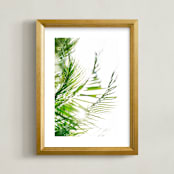 "Palm 2" - Art Print in color by Kamala Nahas - Framed