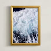 "Only Motion" - Art Print in Deep Sea by Carole Crohan - CaroleeXpressions - Framed