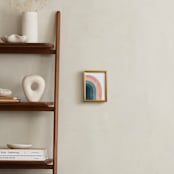 "Vintage Rainbow" - Art Print in Nude by Emanuela Carratoni - In a Room