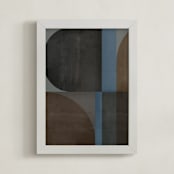 "mid-century mood II" - Art Print in earthy by Creo Study - Framed