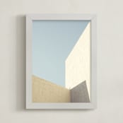 "Structure I" - Art Print in Eggshell by Kamala Nahas - Framed