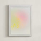 "Bare" - Art Print in warm gray by Lori Wemple - Framed