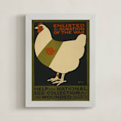 "11-23-test" - Art Print in h by nathan glynn - Framed