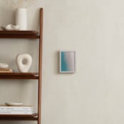 "Striations" - Art Print in Turquoise by Courtney Crane - In a Room